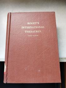 Roget's International Thesaurus  “罗格特”国际成语词典   第三版