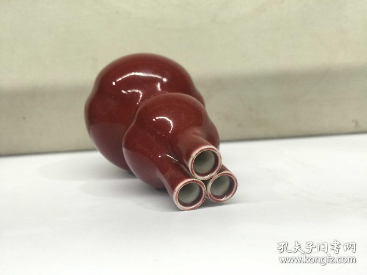 青花三口葫芦瓶