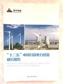 十三五中国分省电力供需研究报告