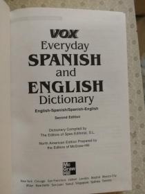 Everyday Spanish and English Dictionary  Second Edition FullyRevised Updated and Expanded