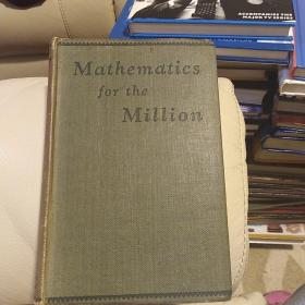 Mathematics for the Million            c