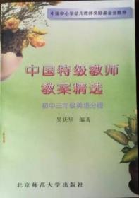 中国特级教师教案精选:初中3年级英语分册