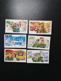 邮票，1998，中国人民警察6枚一套，