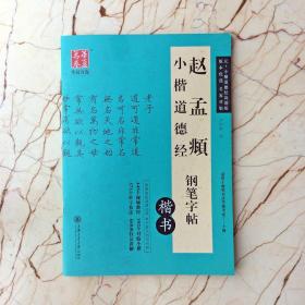 正版赵孟頫小楷道德经楷书钢笔字帖卢中南硬笔书法等级考试7-9级  集字创作