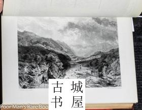 稀缺《艺术期刊 》大量钢板画，1871年出版，超大开本，皮面精装32,5 x 25cm