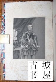 稀缺卷《墨西哥征服史3卷》3幅正面肖像图+2幅折叠地图，1843年出版