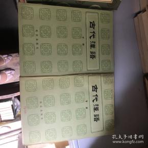 古代汉语（中下册）2册合售