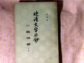 晚清文学丛钞 小说四卷上册 馆藏书