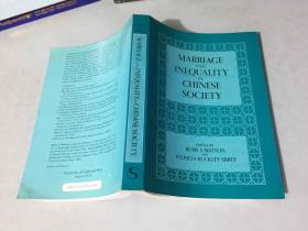 MARRIAGE AND INEQUALITY IN CHINESE SOCIETY