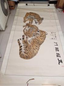 著名画家师曾作品16平尺保真