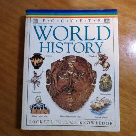 ｛世界历史 World History｝。1996年出版，英文原版，大量精美彩色插图。十分稀有！