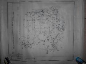 镇江地区日军侵占时期修筑路线图 手绘