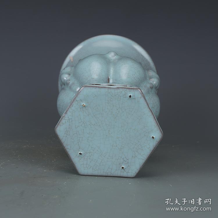 ★秒杀1280★精品瓷器■【★★宋汝窑天青釉三羊尊