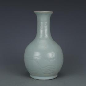 ★特 价秒杀1280★精品瓷器■【★★宋汝窑天青釉赏瓶