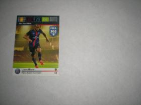 帕尼尼 panini 游戏版 球星卡 FIFA365 2015-16 巴黎圣日耳曼  卢卡斯