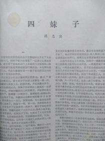 中篇小说选刊蒋子龙《碉堡》陈忠实《四妹子》刘震云《新兵连》张石山《神主牌楼》旷荣怿《弹坑长满青草》韩石山《第二次悲剧》