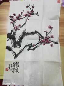 梅花(著名画梅大家于希宁作品)保真