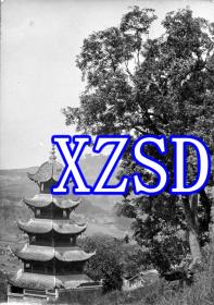 四川宝塔的顶部，大约1900-1920年（翻拍）