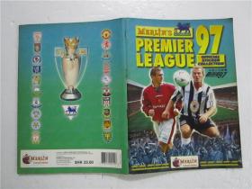 PREMIER LEAGUE 97 OFFICIAL STICKER COLLECTION (1997 英国足球联赛 官方标签收藏) 足球明星贴纸集 大16开