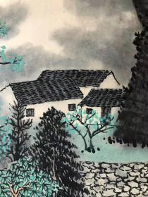 白雪石 四尺立轴  风景（漓江翠色）
尺寸：210×87厘米
编号：XH739510