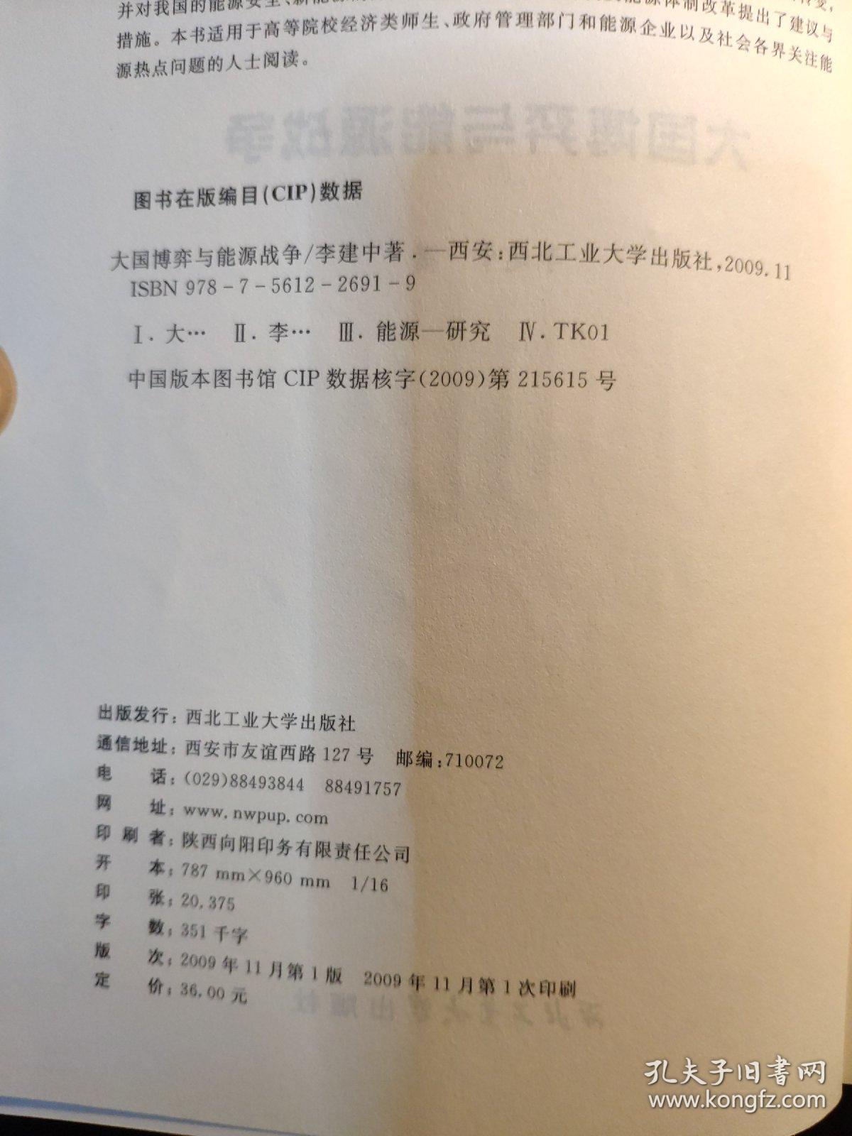 大国博弈与能源战争