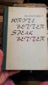 Write Better，Speak Better