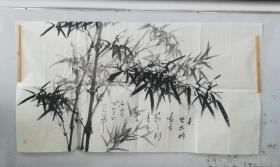 名家国画墨竹一幅（名字不认识名头自查）