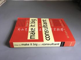 how to make it big as a consultant（third edition）管理顾问如何做大公司？