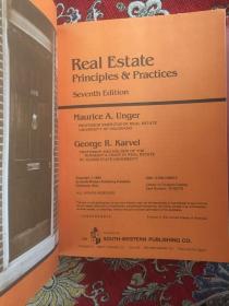 Real Estate: Principles And Practices