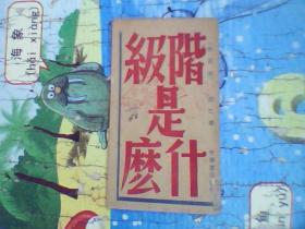 阶级是什么（1948年版）
