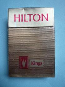 HILTON希尔顿Kings烟标，有支架锡纸，只发快递