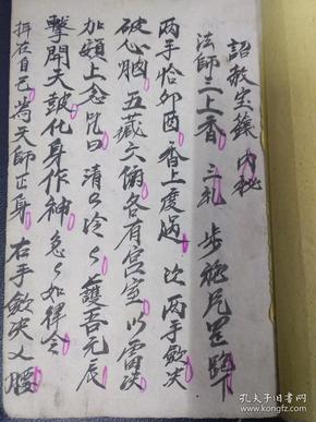 B6436 诏赦宝菉内秘（神虎玉劄令，剪脐咒，延生请圣，水火土地帖，颁放塗赦秘旨）…49面