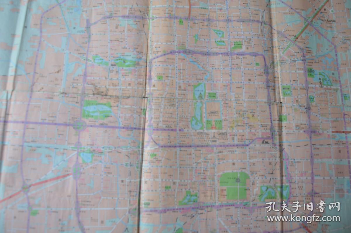 北京市交通旅游图（1998年）