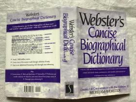 Webster‘s Concise Biographical Dictionary 韦氏简明传记辞典