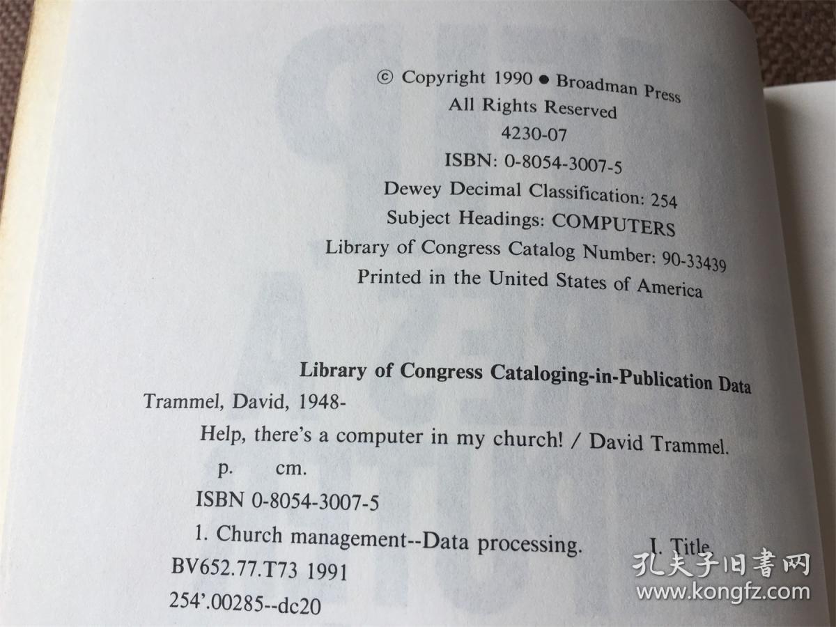 Help, There's a Computer in My Church! （英语）