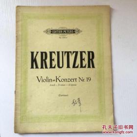 kreutzer violin≈konzert nr.19 第19协奏曲D短调