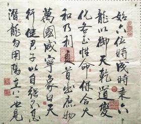 李飞书法作品1：中国硬笔书法家协会会员（会员号：2002137）和广西硬笔书法协会会员。【作品保真】
