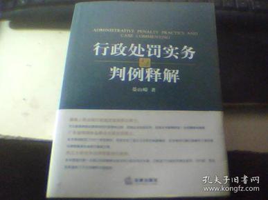 行政处罚实务与判例释解