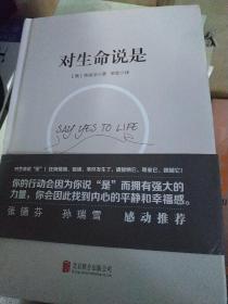 对生命说是：一切痛苦只因说“NO”，一切幸福只因说“YES”！台湾诚品、金石堂销量NO.1!张德芬、孙瑞雪花重金请教的修行导师！