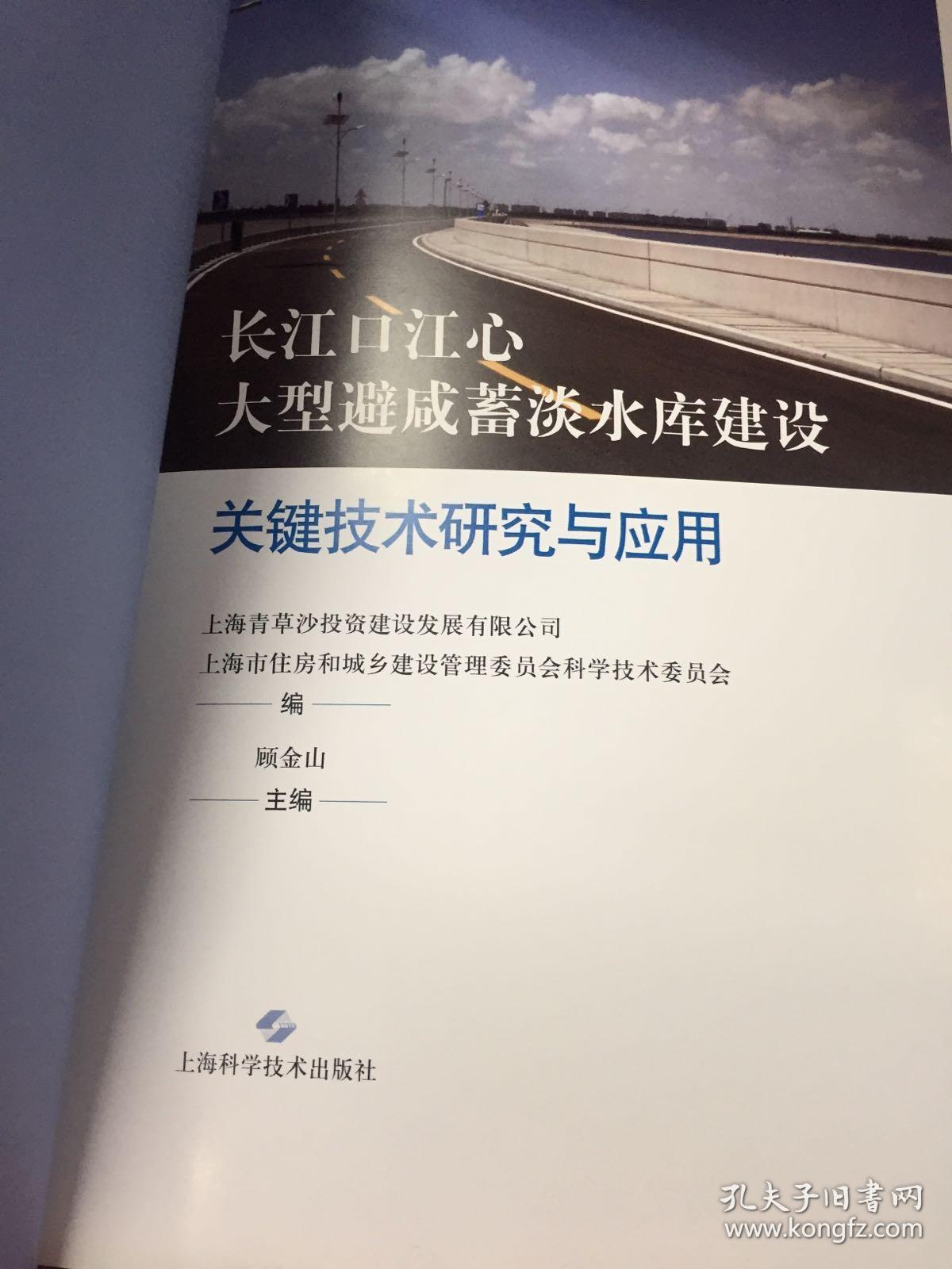 长江口江心大型避咸蓄淡水库建设关键技术研究与应用