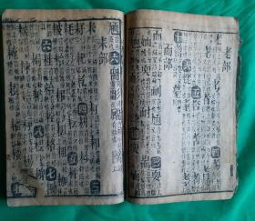[珍品]清光绪壬辰年 《玉堂字彙》利集 梅誕生原本。清光绪十八年(壬辰年，1892年)新镌，有益堂梓。该《玉堂字汇》是梅诞生的原本，属稀缺版本，珍品，保存至今巳127年