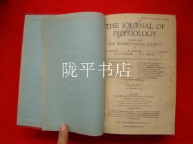 THE JOURNAL OF PHYSIOLOGY VOL.89 1937（原版外文参照图片）生理学杂志