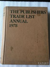 THE PUBLISHERS'TRADE LIST ANNUAL 1978 出版商的贸易清单（1978）8开巨册