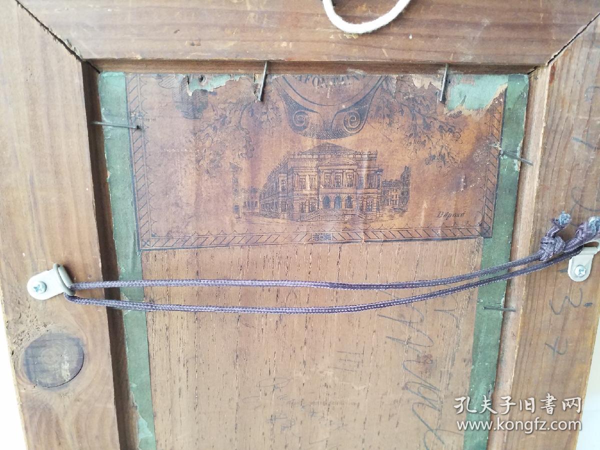 欧洲油画，名家原作旧藏：   湖畔晚霞