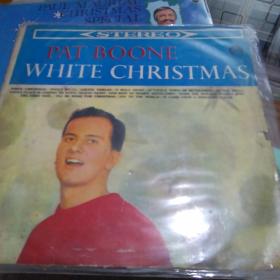 pat boone -white christmas 黑胶唱片 红盘