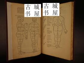 稀缺版， 《 版画大师丢勒绘画艺术，人体解剖 》大量图录 ，约1614年出版32.5cm x 21cm