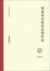 西北政法大学学术文库：国家所有权民法保护论