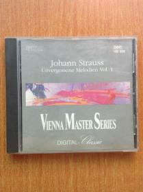 Johann Strauss: Unvergessene Melodien（难忘的旋律） Vol.1【Vienna Master Siries国外原版CD】（CD 160303）
Orchestra of Vienna Volksoper/演奏 
Alfred Scholz/指挥