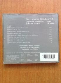 Johann Strauss: Unvergessene Melodien（难忘的旋律） Vol.1【Vienna Master Siries国外原版CD】（CD 160303）
Orchestra of Vienna Volksoper/演奏 
Alfred Scholz/指挥