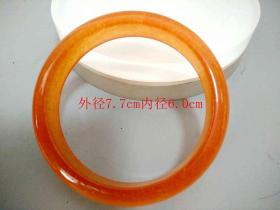 清代天然冰种翡翠手镯0